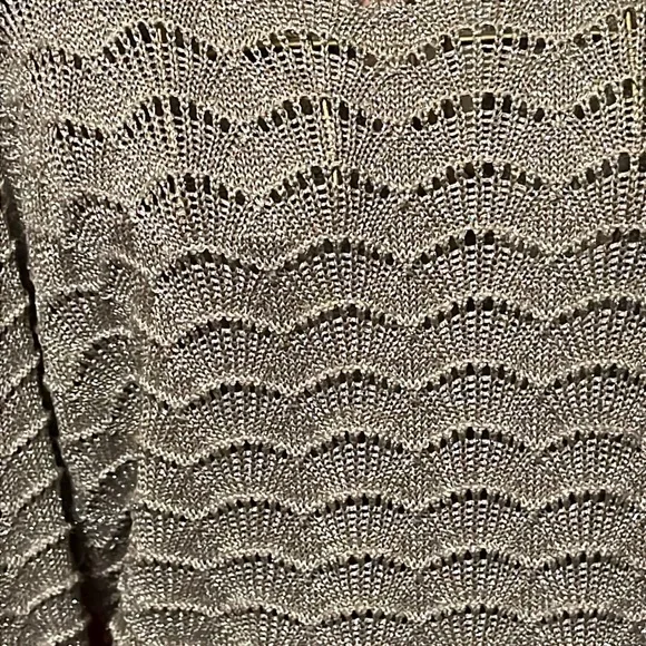 Parker Women's metallic knit key hole  sweater - Picture 5 of 9